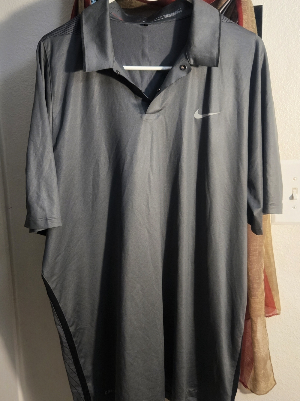 Nike Golf Tiger Woods Collection Dri-FIT Polo Shirt - Gray L